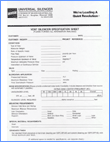 Vent Silencer Specification Sheet